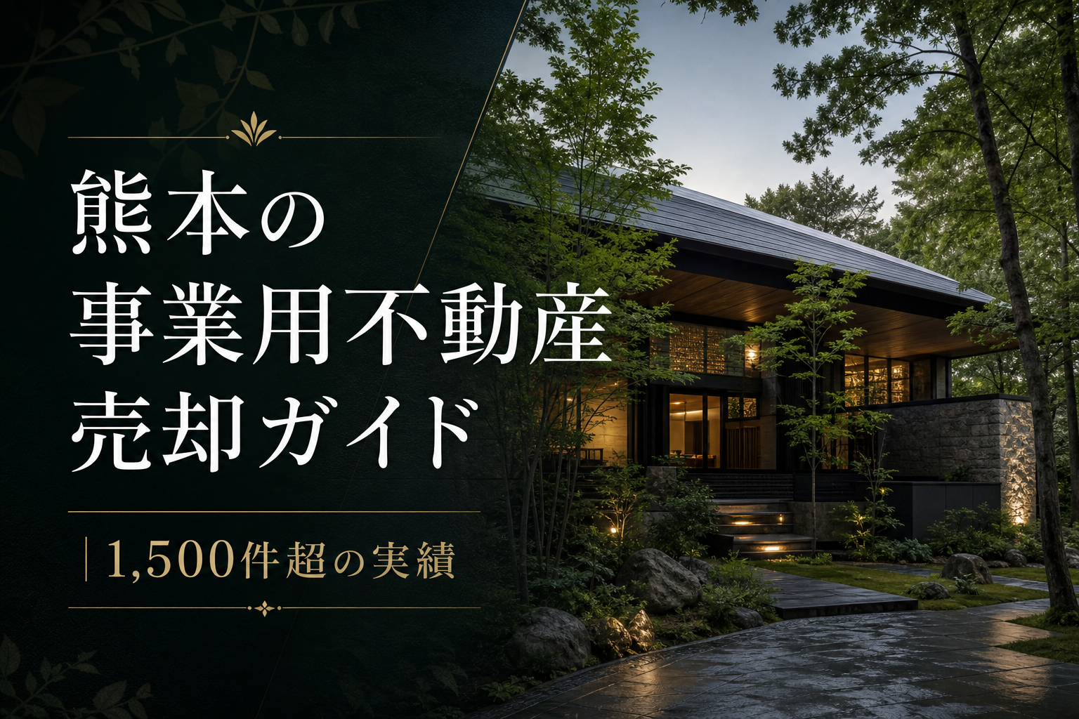 熊本の事業用不動産売却ガイド｜1,500件超の実績