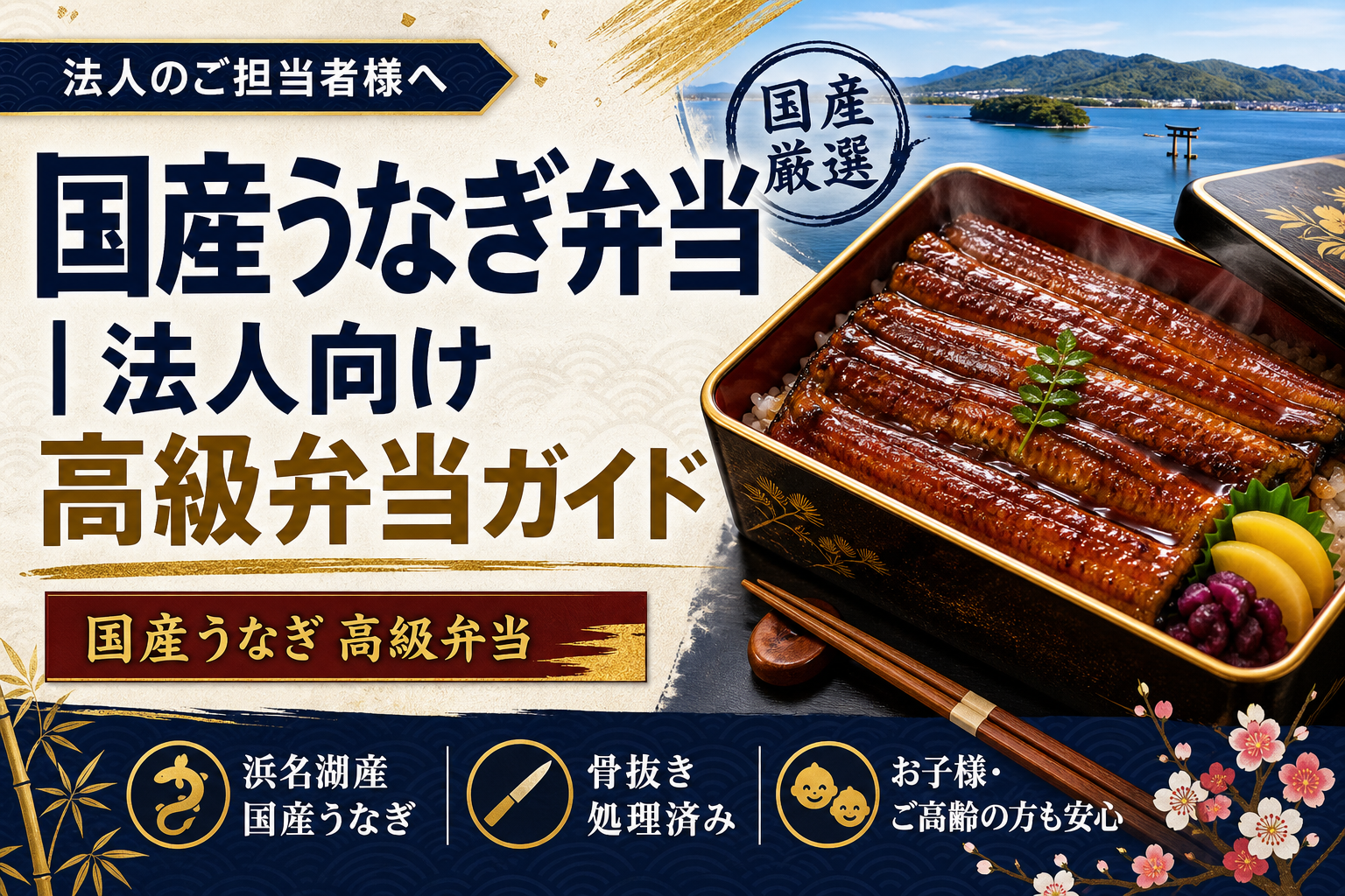 国産うなぎ弁当｜法人向け高級弁当ガイド