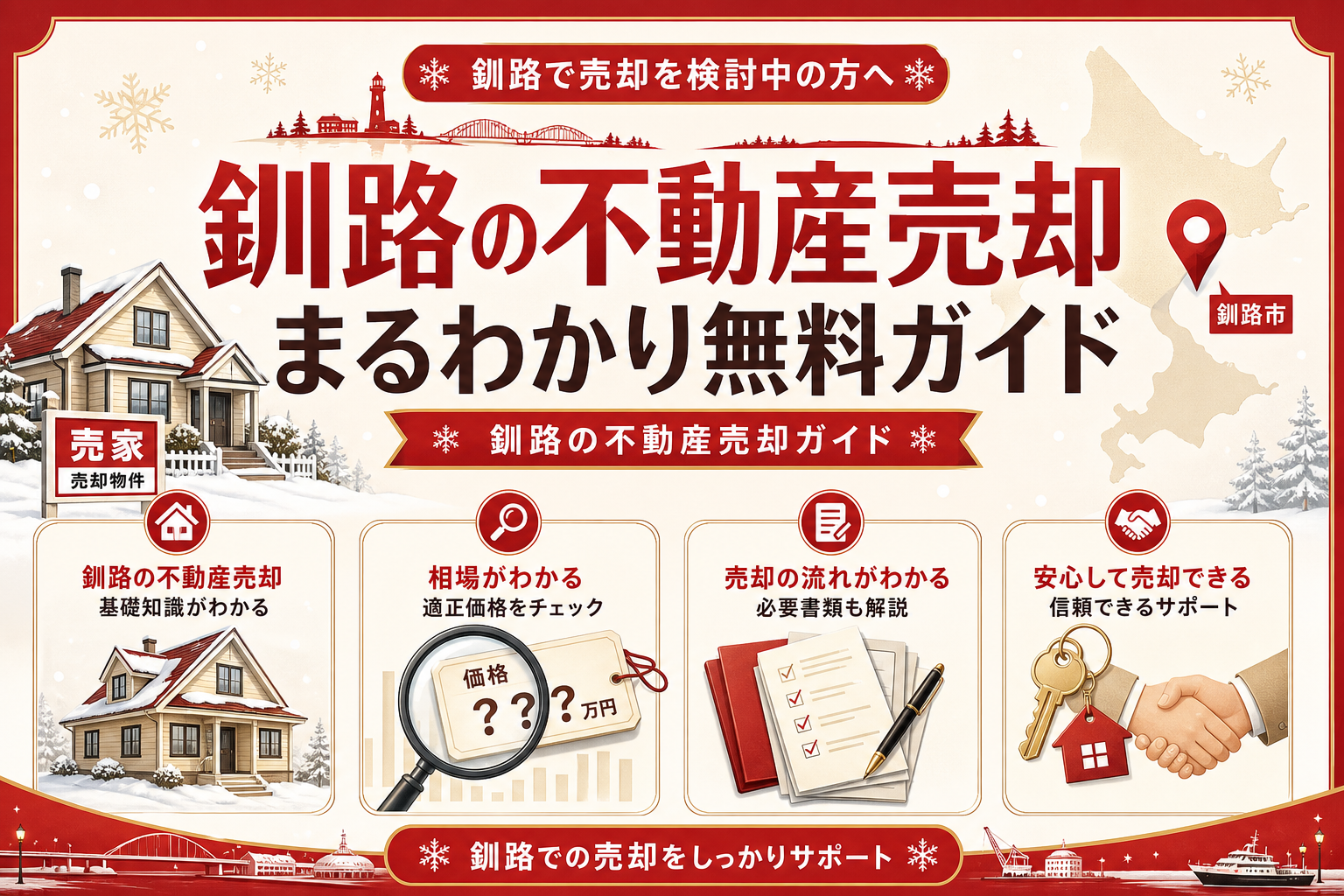 釧路の不動産売却 まるわかり無料ガイド