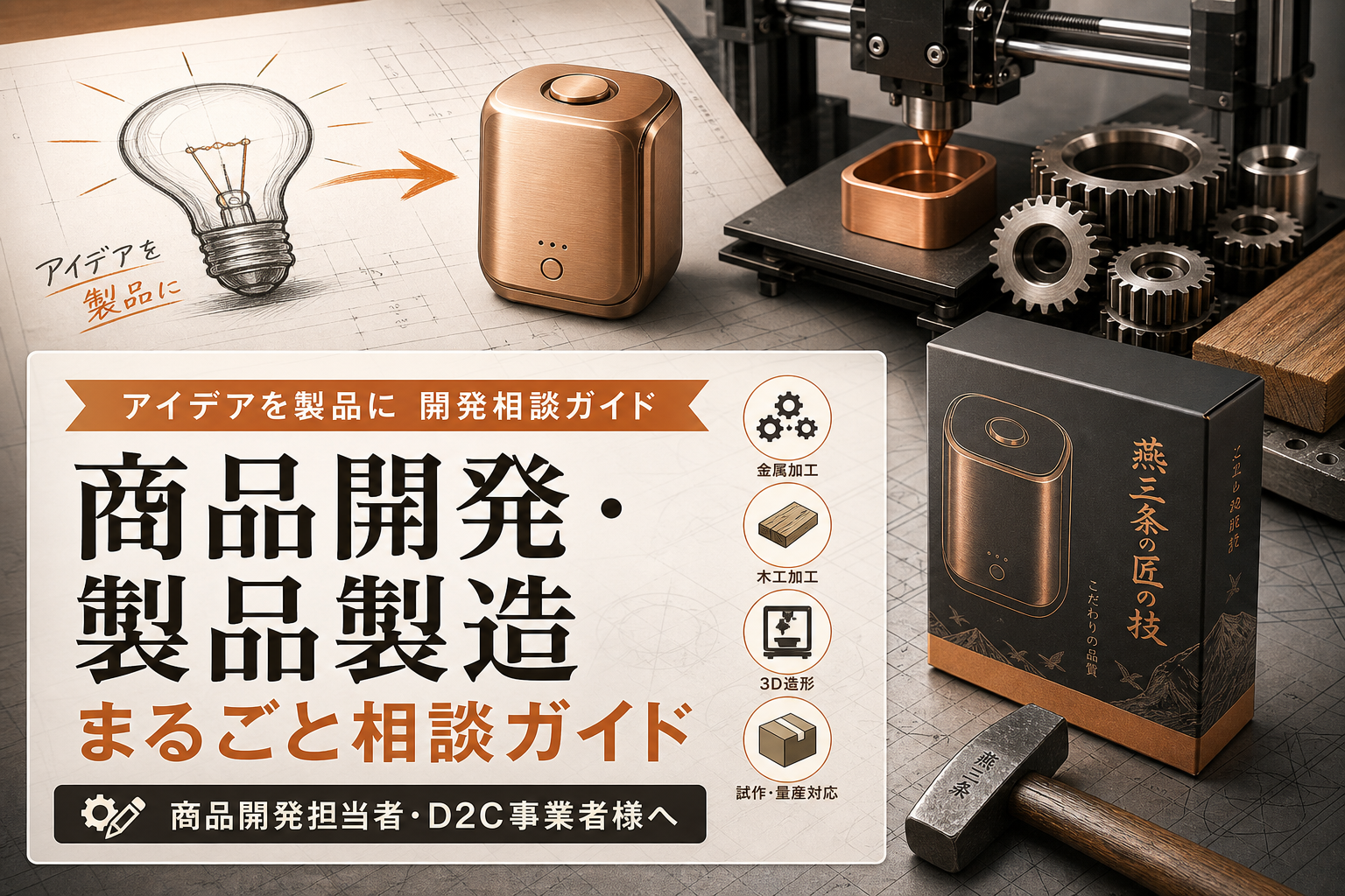 商品開発・製品製造まるごと相談ガイド
