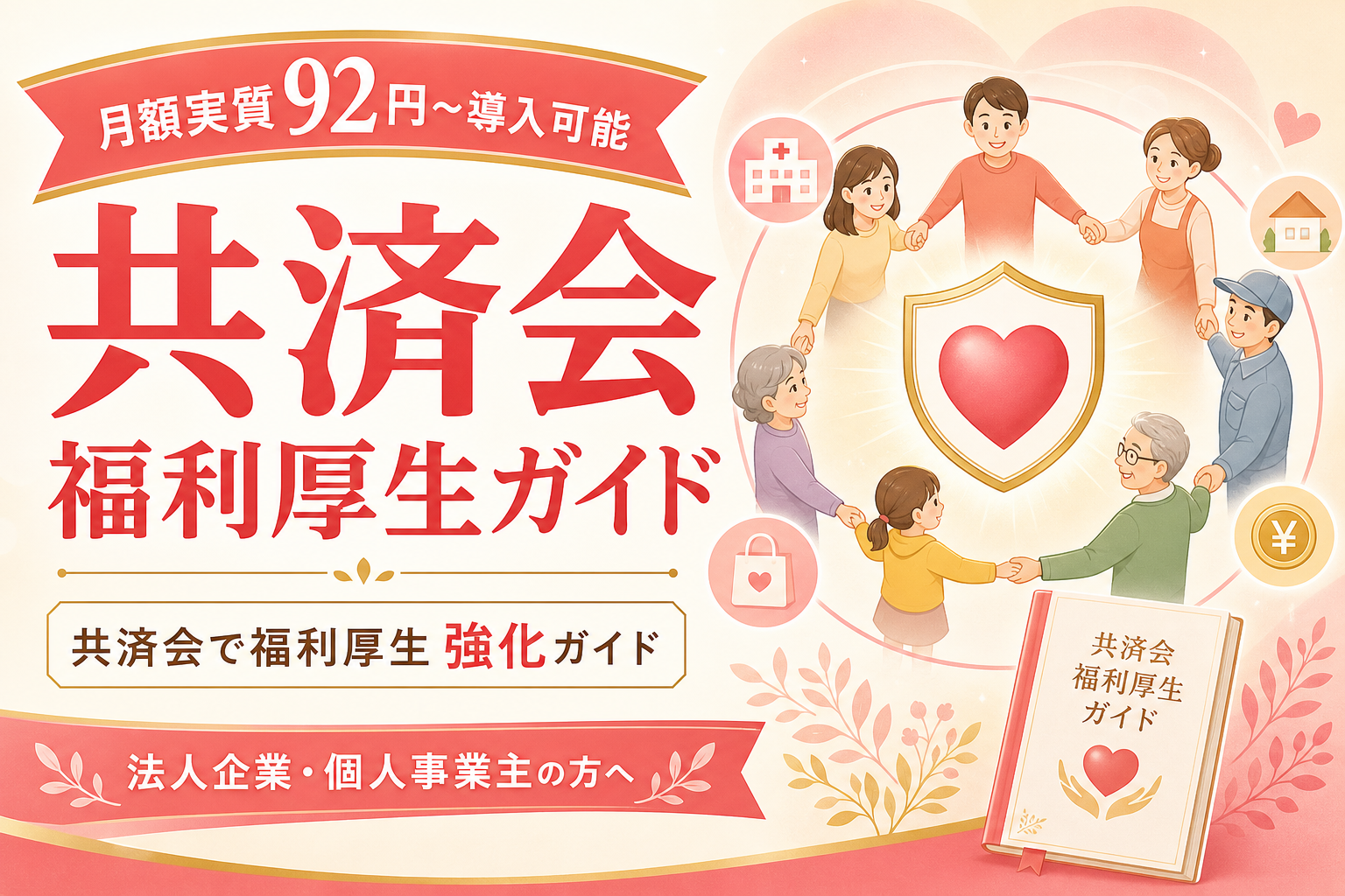 月額実質92円～導入可能 共済会 福利厚生ガイド