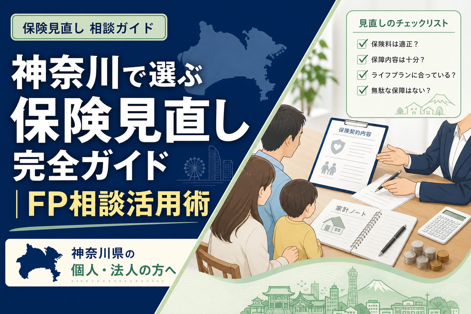 神奈川で選ぶ保険見直し完全ガイド｜FP相談活用術