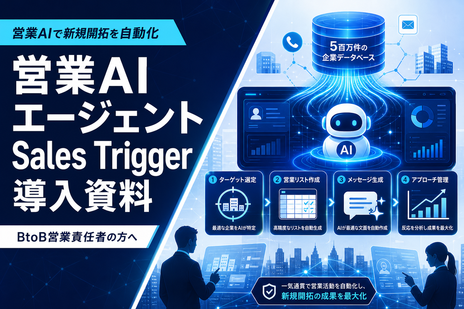 新規商談を自動で獲得するAI『Sales Trigger 』