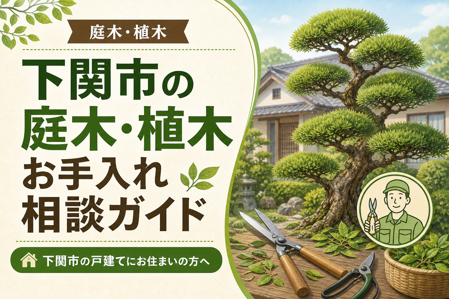 下関市の庭木・植木お手入れ相談ガイド
